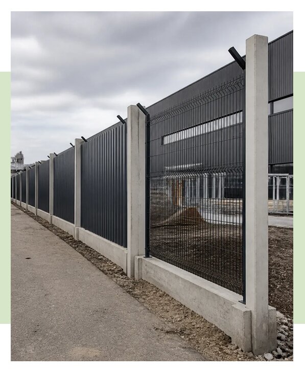 Ограждение производственной территории под ключ в Когалыме